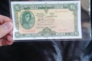 A/UNC 1976 Ireland One Pound Banknote