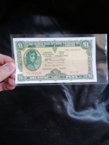 A/UNC 1976 Ireland One Pound Banknote