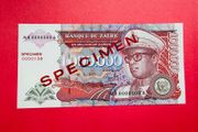 Zaire. One  Million   Zaires  1993 ( Specimen )  Scarce. Mb0000000a  Pick  45as  ( Uncirculated)