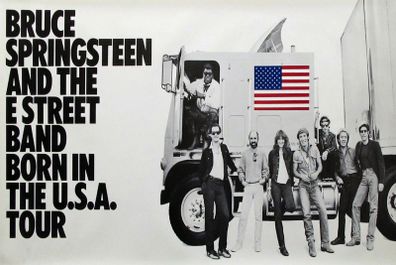 Bruce Springsteen - Born in the USA Tour - Rare Mini Print/Poster