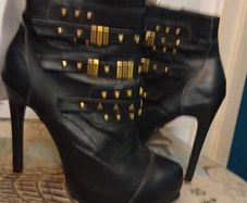 Black Ankle Boots Size 8