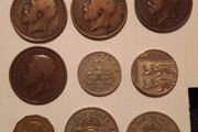 Collection of Vintage British Pre-Decimal Coins (George V to Elizabeth II)