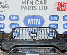 Front Bumper For A Mercedes Gle  2020-2024 Amg Line W167 With Gtr Grill C197 Black