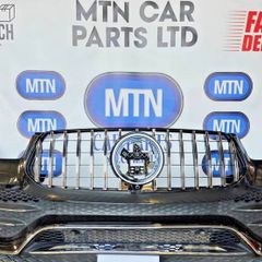 Front Bumper For A Mercedes Gle  2020-2024 Amg Line W167 With Gtr Grill C197 Black