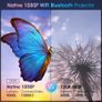 9000L Native HD 1080P Wifi Bluetooth Projector 4k Support, Zoom & Sleep Timer Supports Outdoor Movie Projector, 300" Display Home Projector Compatible w/TV Stick, PC, DVD, Extra Bag Include Image 7