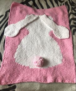 Brand New Bunny Baby Blanket
