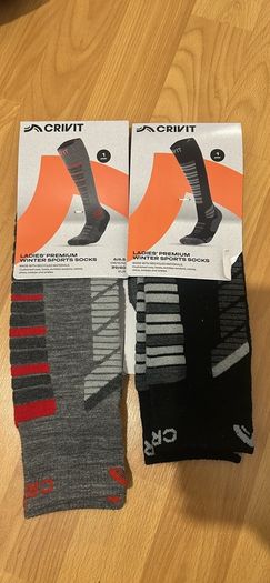 ladies ski trousers, jacket and socks