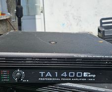 4 x Proel Next12HP 300w Speakers & 2 x amps