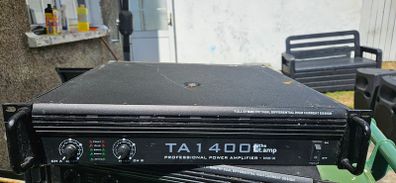 4 x Proel Next12HP 300w Speakers & 2 x amps