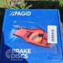 Pagid Front brake discs, pads and retaining clips for Renault Scenic III / Megane / Laguna.  Disc Diameter is 296mm Image 2