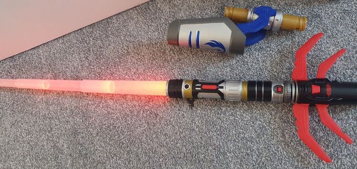 Star Wars lightsaber with interchangeable attachments