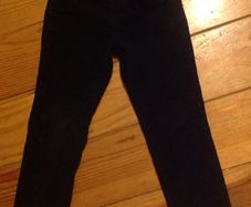 Age 3-4 Slim Fit Black Cords