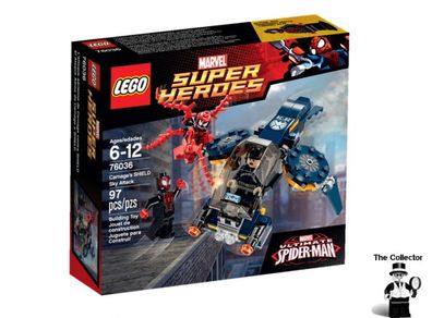 LEGO 76036 Super Heroes Carnage's Shield Sky Attack Miles Morales Spider-Man Brand New Sealed