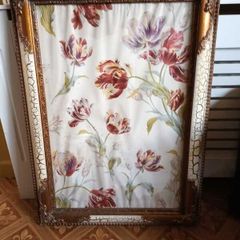 Large crackle effect gold picture frame - 20 x 30 inches