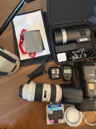 5D Mark III, L Lense, Godox AD300Pro and more