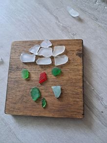 Sea glass decor