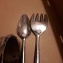 Steel herb pot fork and trowel Image 3
