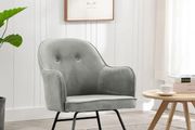Modern Velvet Rocking Chair Comfortable Armchair for Home or Nursery