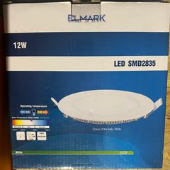 Elmark 12w Pancake Led Smd2835 White