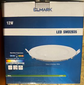 Elmark 12w Pancake Led Smd2835 White