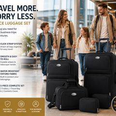 5-Piece Travel Luggage Set