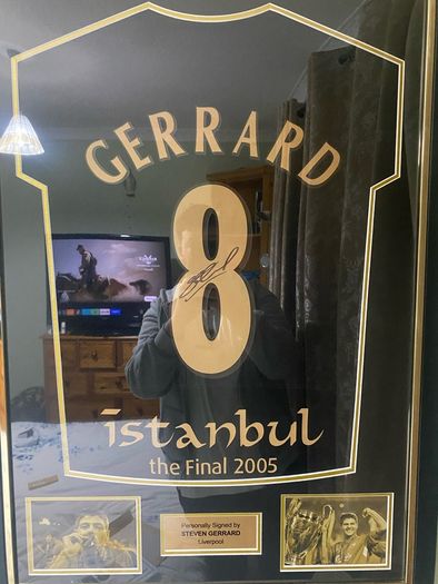 Steven Gerrard Auto UCL 05 Limited Edition Jersey