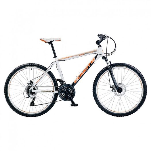 18" Coyote Minnesota Gents Alloy FS Disc, 24 Speed, White/Black