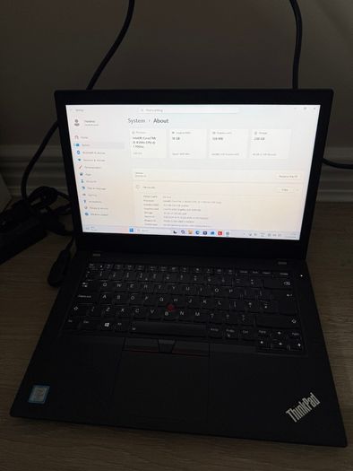 Lenovo Thinkpad T480 I5-8350u 16gb Ram 256gb Ssd