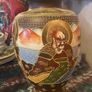 Pair of large Japanese satsuma vases free postage Image 3