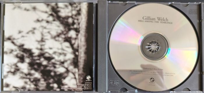 Gillian Welch - Hell Among The Yearlings CD (1998) Alt Folk Rock EX+