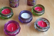 Set of 7 Tealight Holder, 2 New