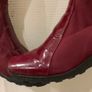 Pilar Abril Red wedge Boots Image 3