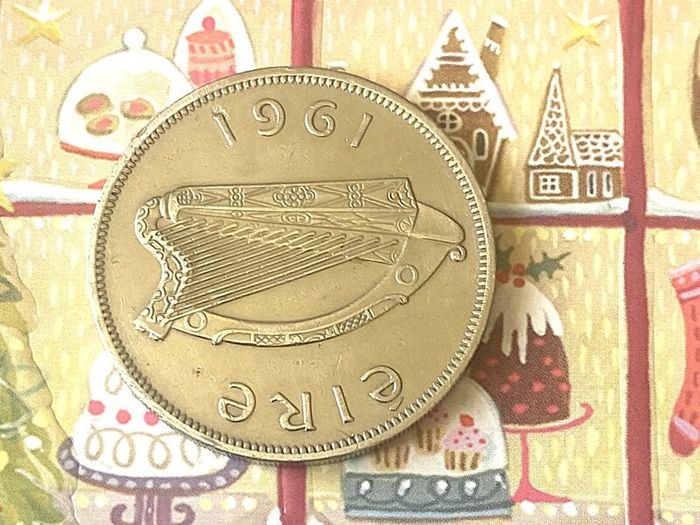 Eire, 1961. Half Crown - Free Post