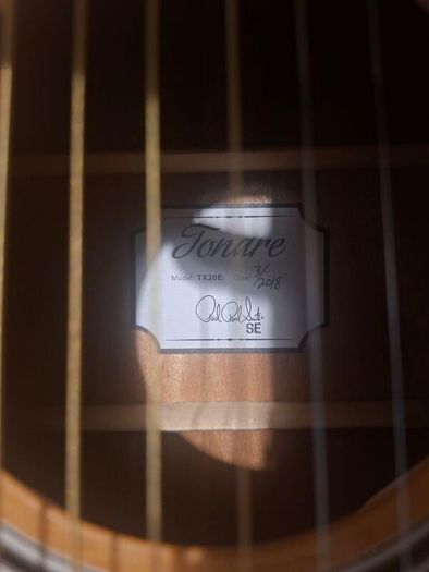 PRS Tonare electric Grand Acoustic - Fishman Sonitone pickup w/Hardcase