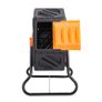 Compost Bin, 18.5-Gal Small Composting Tumbler, Compact Single Rotating Chamber with Sliding Door and Steel Frame, BPA Free Composter Bin Tumbler for Garden, Kitchen, Yard, Outdoor Image 4