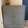 IKEA HAVSTA Grey-Beige Storage Cabinet - Like New Image 2