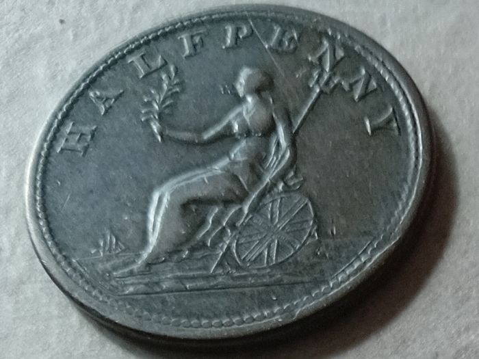 1801 Irish 'The Union' Half Penny
