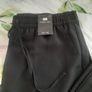 New with tags ladies wide leg black elasticated front tie waist Image 3