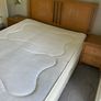king size bed / head board/ 2 x lockers Image 2
