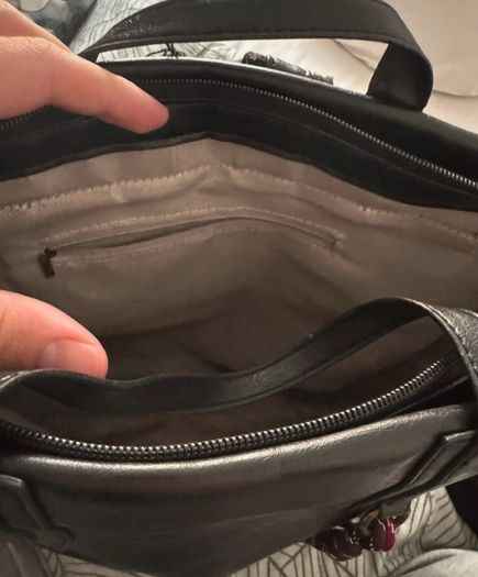 leather backpack