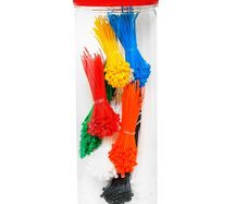 New 1500 Pcs 2.5mm 3.6mm Nylon Strong Cable Wraps Ties Color Repair Set # 1523