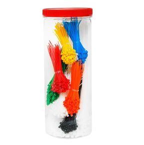 New 1500 Pcs 2.5mm 3.6mm Nylon Strong Cable Wraps Ties Color Repair Set # 1523