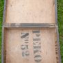Vintage suitcase from the 1940s, DUBLIN wooden travel case Image 3