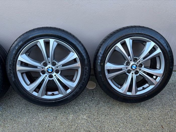 18" Genuine BMW Style 569 Alloy Wheels & Tires Set (5x112)
