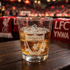 Liverpool FC Laser Engraved Whiskey Glass