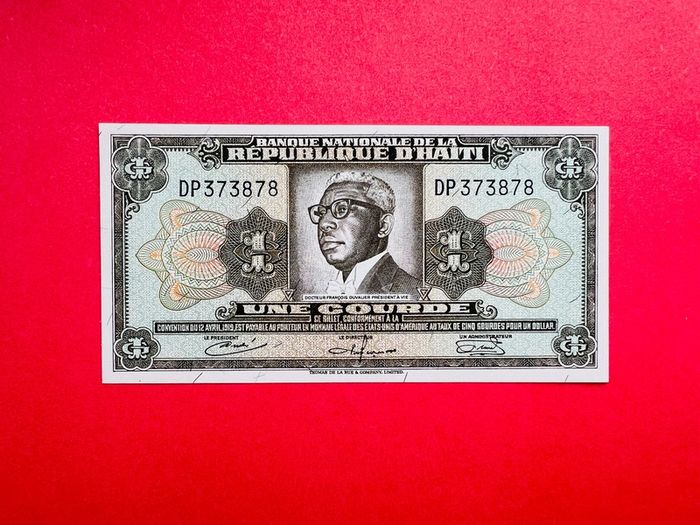 Haiti   1 Gourde   1979.  Pick  239 . ( Uncirculated )