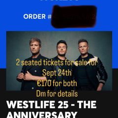 Westlife Tickets