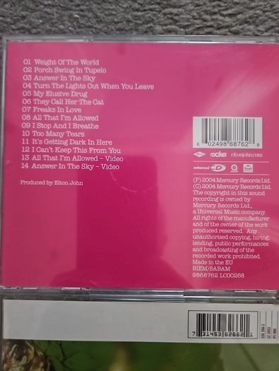 Elton John CDs Collection: Peachtree Road / The Big Picture / Songs From The Coast.