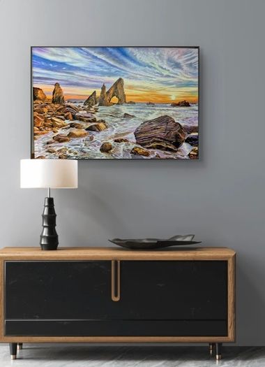Crohy Head Sea Arch Stack, Co. Donegal | Oil Painting