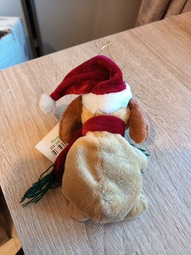 christmas teddy beanie
